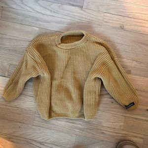 2 toddler thick slouchy sweaters